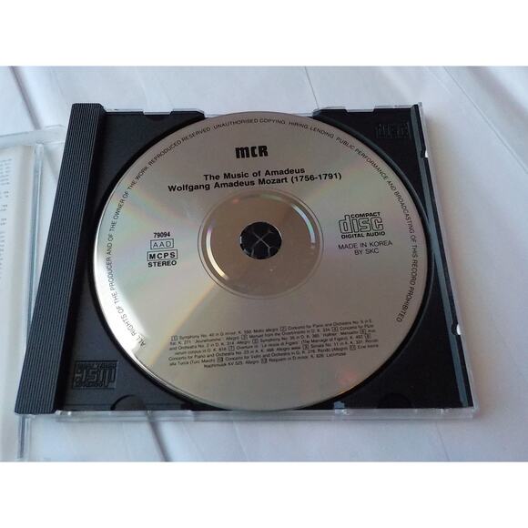 The Music of Amadeus Mozart 1756 to 1971 MCR vintage Classic CD - Picture 5 of 6